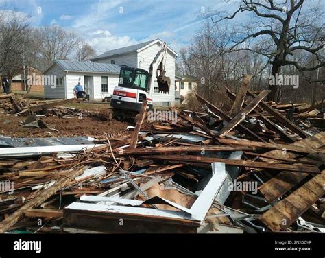 Childhood home demolition livestreamed via drone